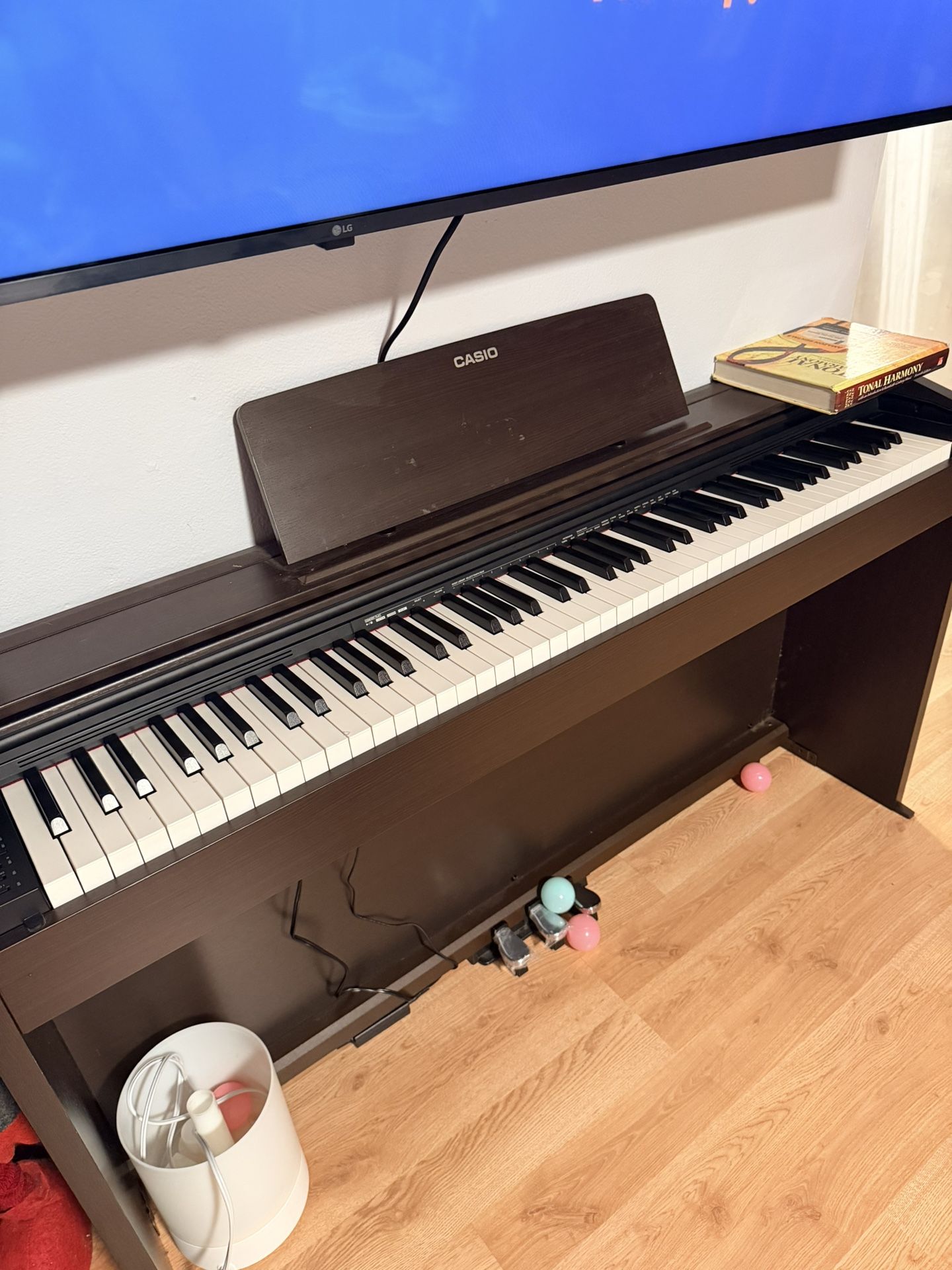 Casio Privia PX-870 – 88-Key Weighted Console Digital Piano | Tri-Sensor II Scaled Hammer Action Keys| Elegant Design | Powerful 40W 4-Speaker Sound,