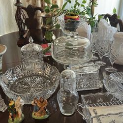 Crystal  and Glass Pieces