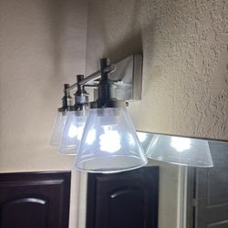 Three-Light Vanity Bar
