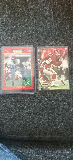 1989 Pro Set RC #498,Topps stadium club members choice Derrick Thomas HOF Kansas City Chiefs FOOTBALL Cards Lot