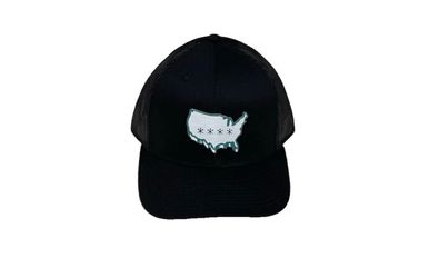 Four Letter Word Club Black Trucker Golf Hat Snapback