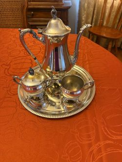 Silver coffee or tea set