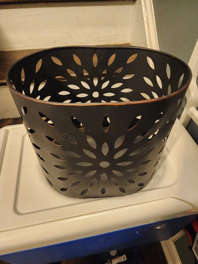 Metal Trash Can