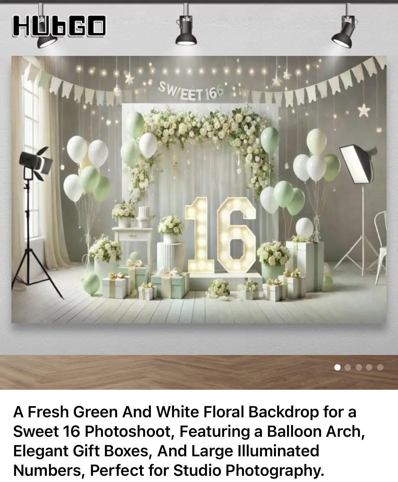 Sweet 16 Backdrop