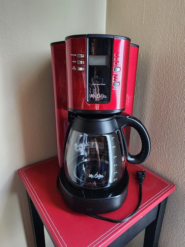 Red Mr Coffee Coffee Maker 12Cup for Sale in Kent, WA OfferUp
