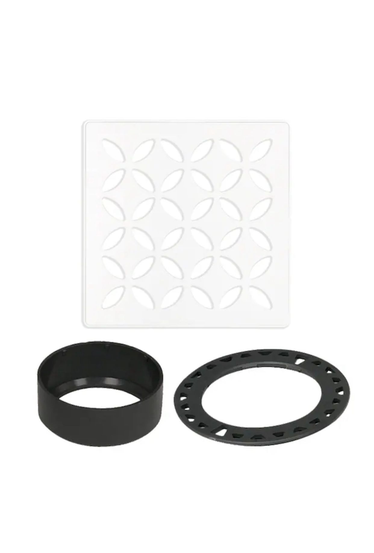 Schluter Systems Kerdi-Drain Matte White Square Grate