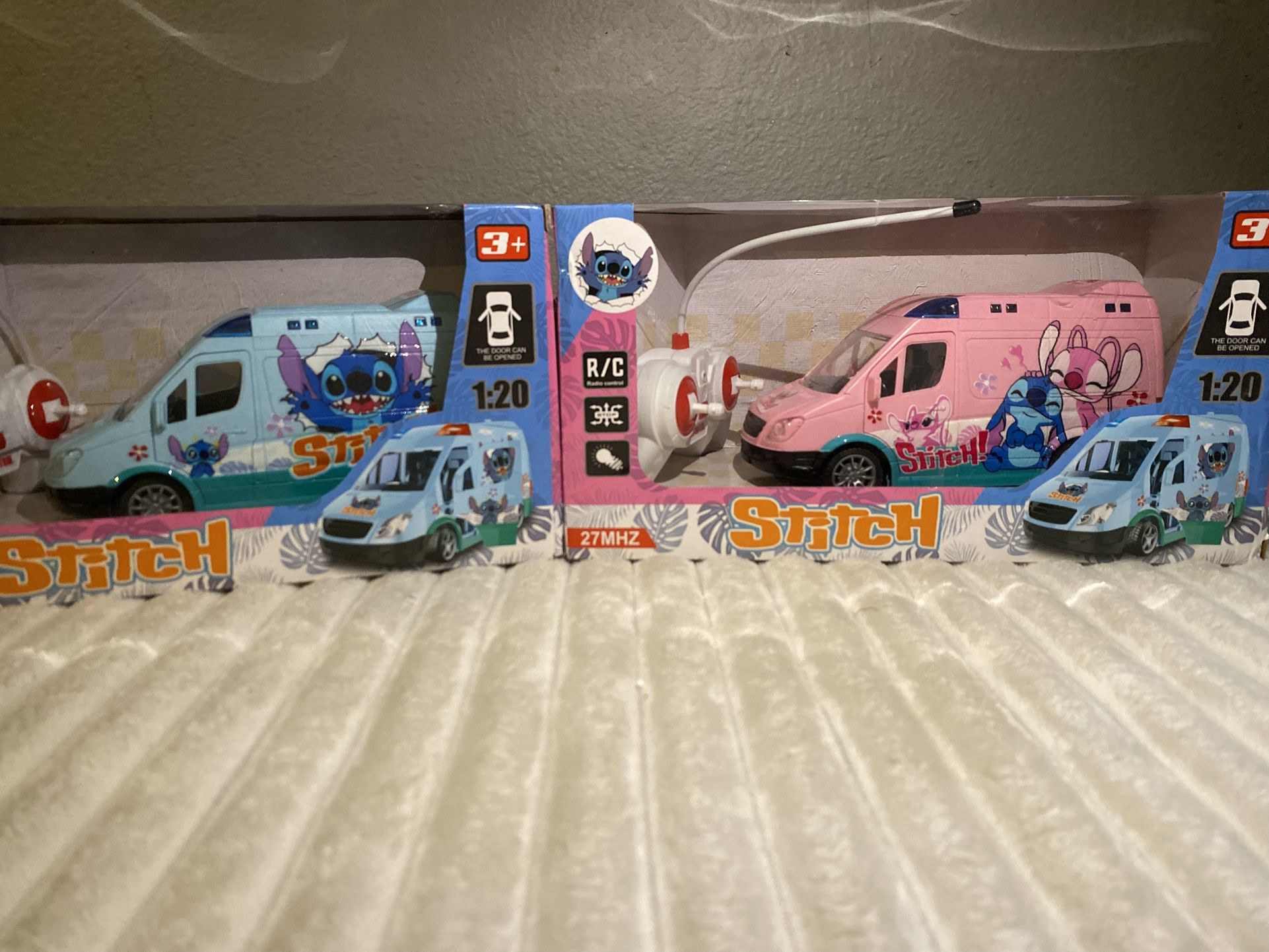 Stitch & Angel Remote Controlled Cars