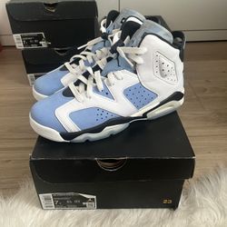Jordan retro 6 unc sz 7