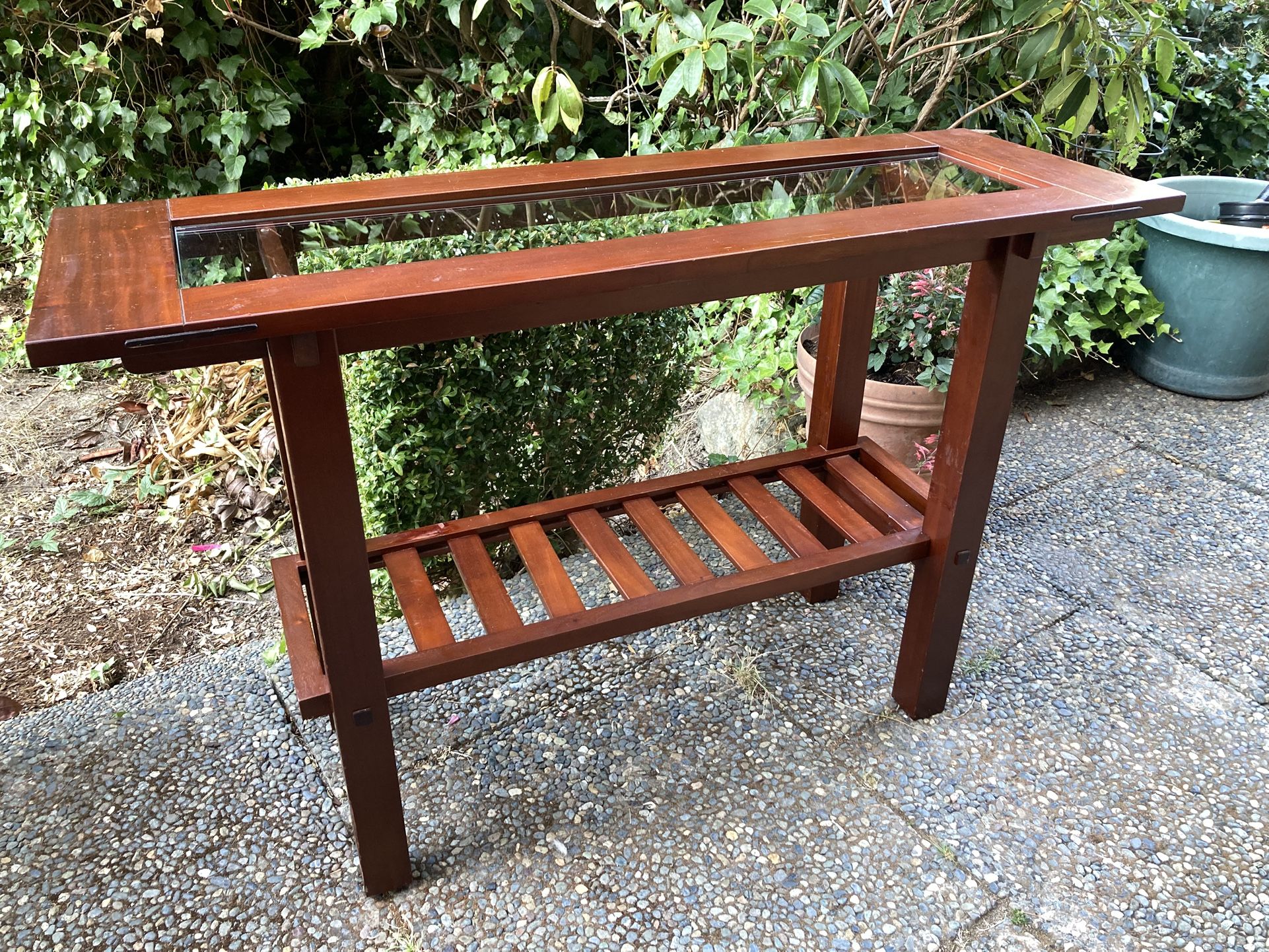 Console Table, Craftsman Mission Style