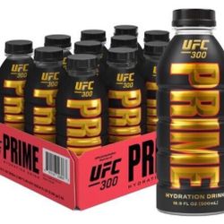 UFC 300 PRIME HYDRATION WITH BCAA BLEND FOR MUSCLE RECOVERY (12 x 16.9 FL Oz)