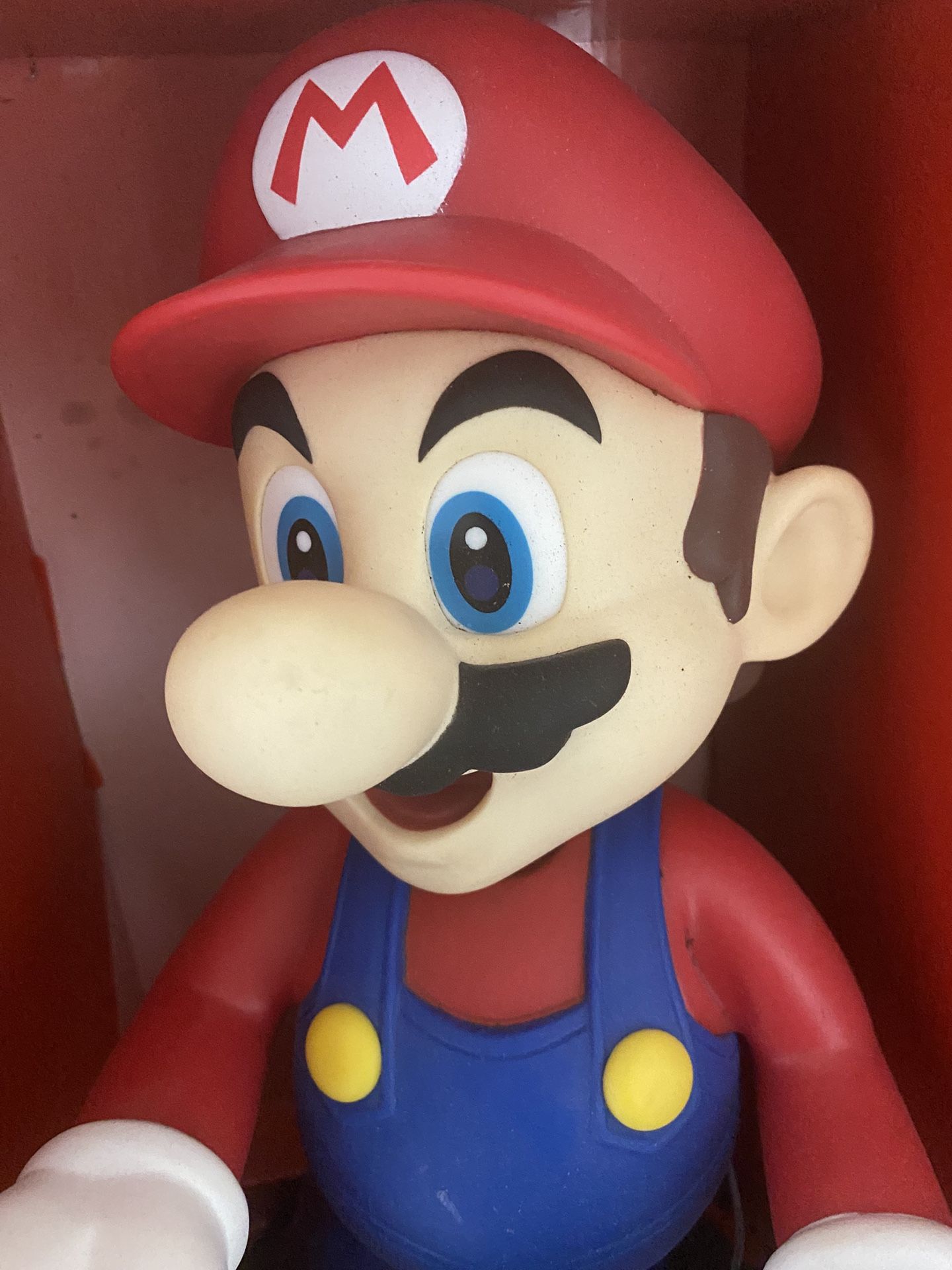 2008 14” SUPER MARIO Nintendo DS Holder Figure w/Star Base POPCO