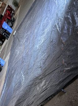 Large Black Heavy-Duty Tarp 60x40