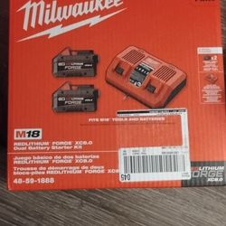NEW FORGE BATTERIES AND RAPID CHARGER