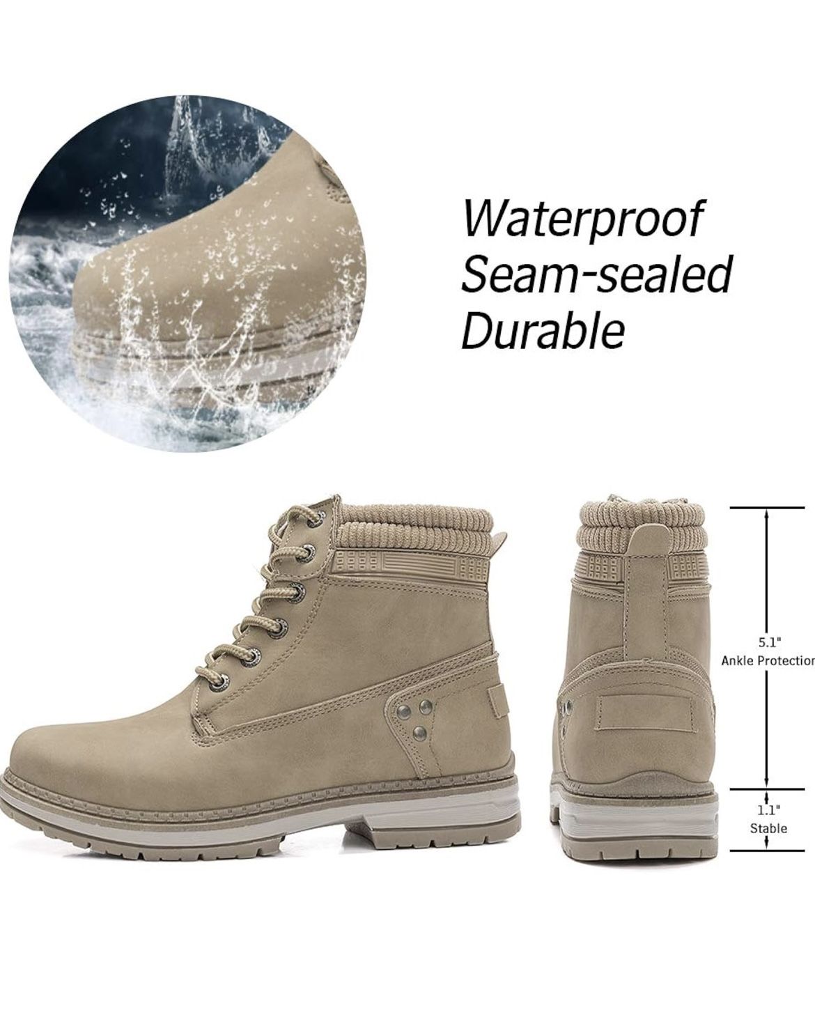 Women’s Tan Hiking/Work Boot