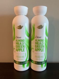 Dove Almond Milk & Green Apple Body Wash, Price for Both