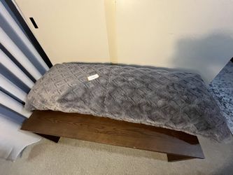 Faux fur body pillow