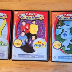 Preschoolers Playskool Video Now Jr. DVD's 3-Pc Set