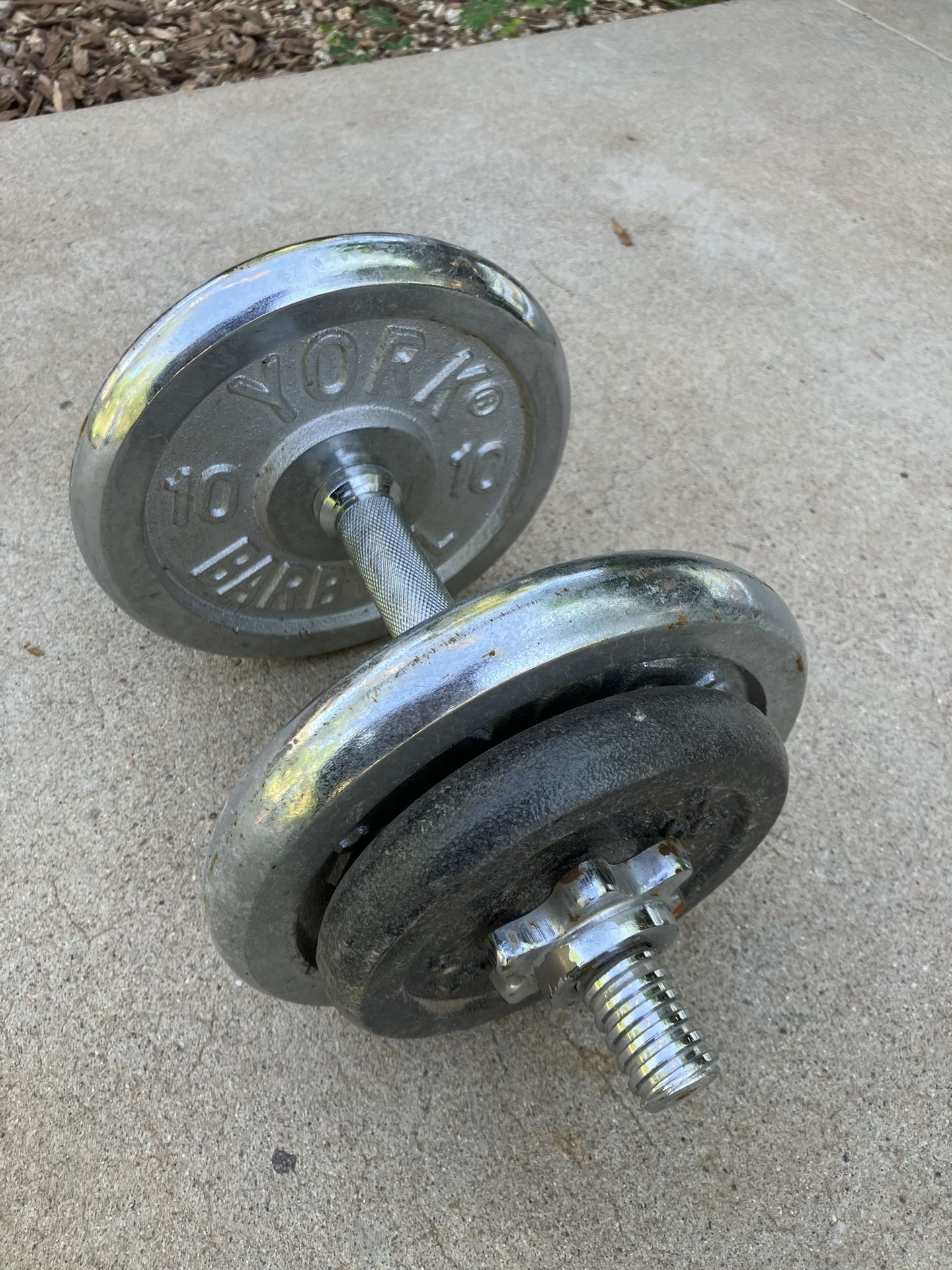 35 lbs adjustable dumbbell