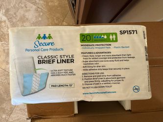 New Classic Brief Liners - Pack Of 20