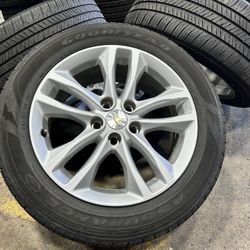 2019-2025 CHEVROLET MALIBU WHEELS RIMS17X7.5J IS45  23206107 OEM - OLD TIRES