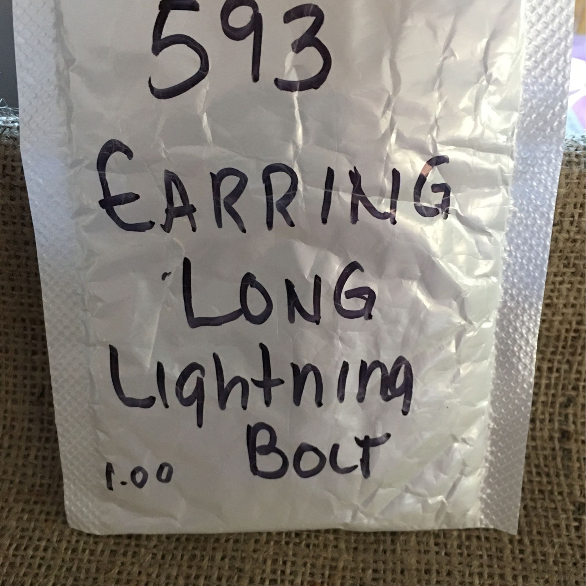 Earrings Unclaimed Internet Purchase #593