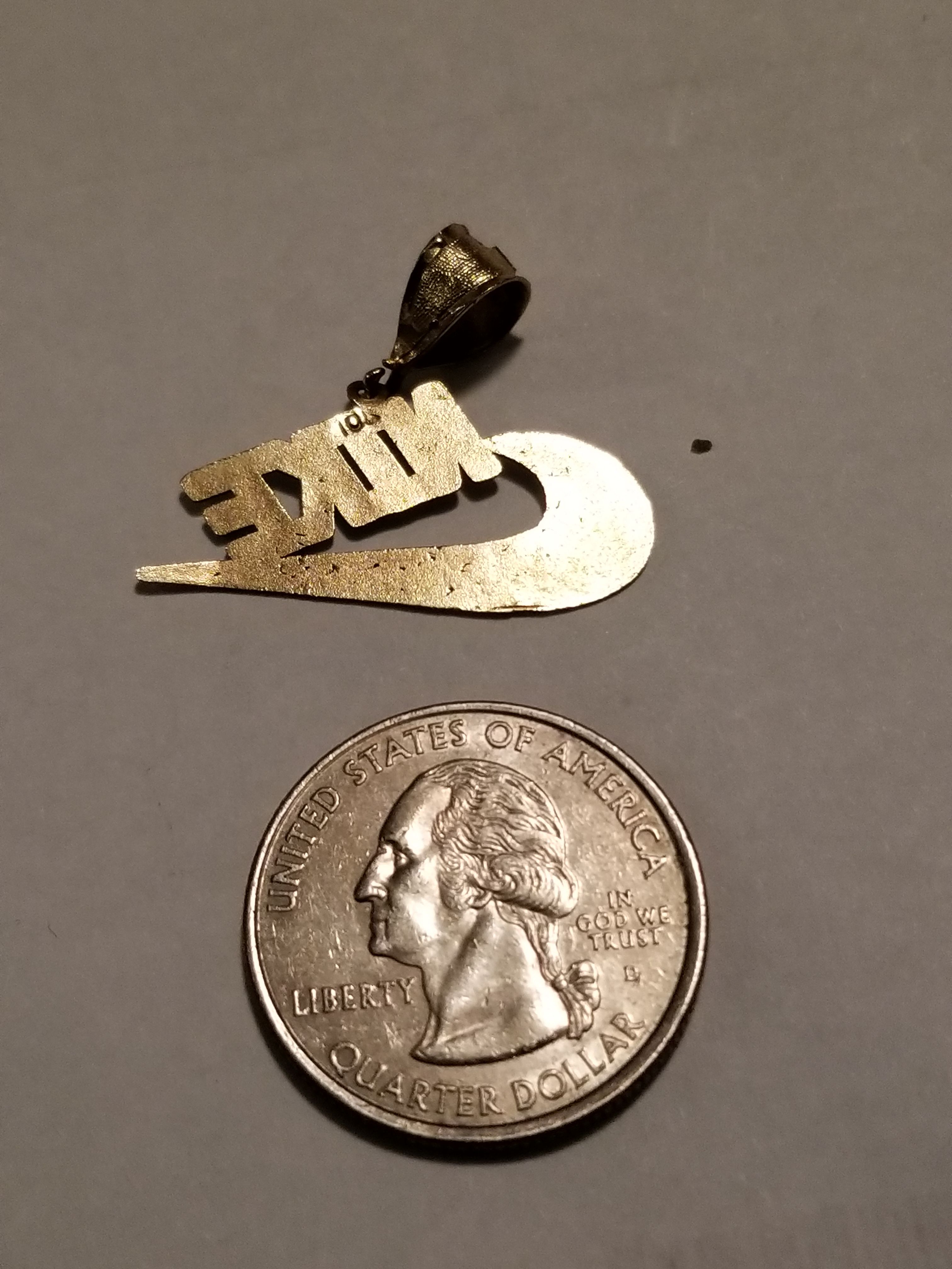 10k Gold Customised NIKE Pendant for Sale in Wylie TX OfferUp