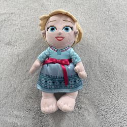 Disney Parks Disney's Babies Frozen Princess Elsa Baby Plush Stuffed Doll 12"