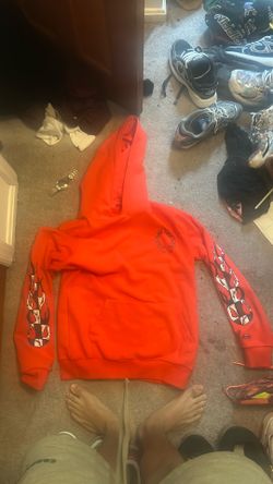 Chrome Hearts Matty Boy Flames Hoodie Red