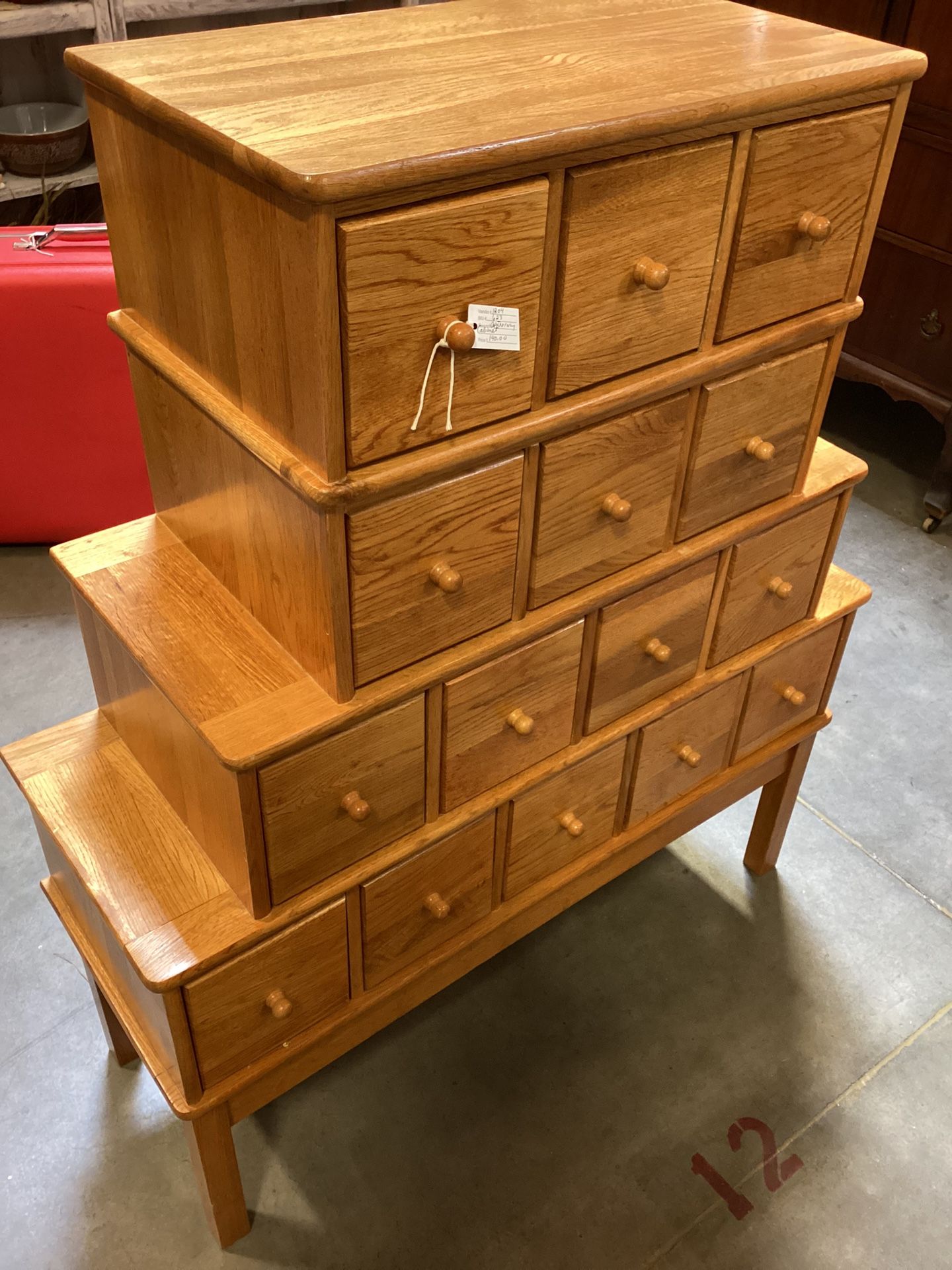Wooden Apothecary Cabinet - For CD Storage?