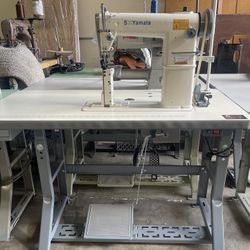 New Yamata FY810 Heavy Duty Single Needle Post Bed Drop Feed Sewing Machine Hats