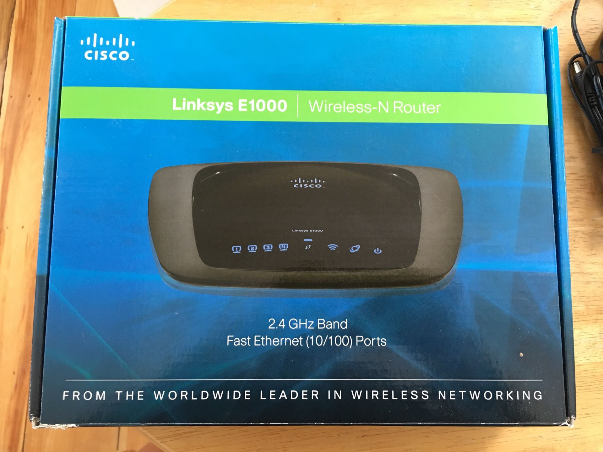 Linksys E1000 wireless N-router.