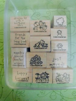 Stampin' Up! Loads of Love Accessories rubber stamp set.