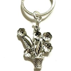 Flower Pot Keychain