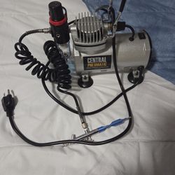 Air Brush Compressor And Accessories 