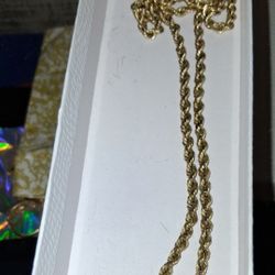 Cadena Jalo De 14 K Diseño Rope