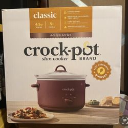 CROCK-POT | Classic | 5 People | 4.5 QT Round | New