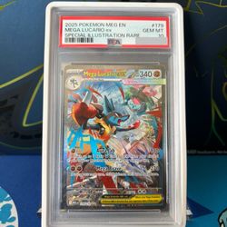 Pokémon Mega Lucario EX - PSA 10
