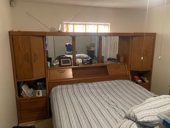King sized bed and Pier Wall Bed Unit