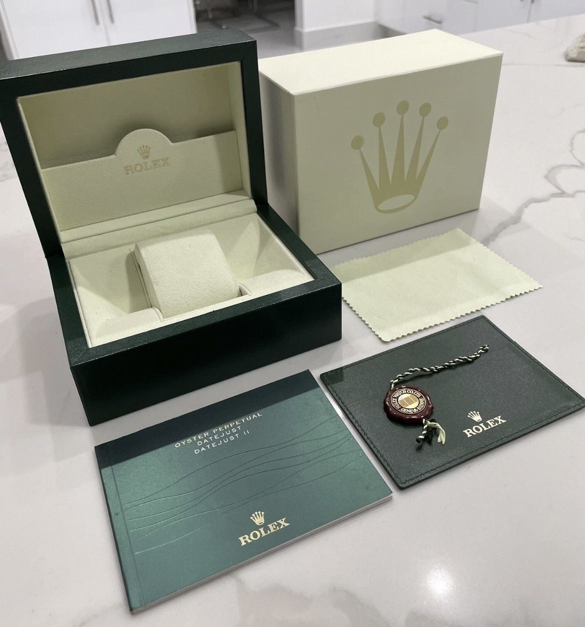 Authentic OEM ROLEX Datejust / Datejust ii Watch Box FULL SET