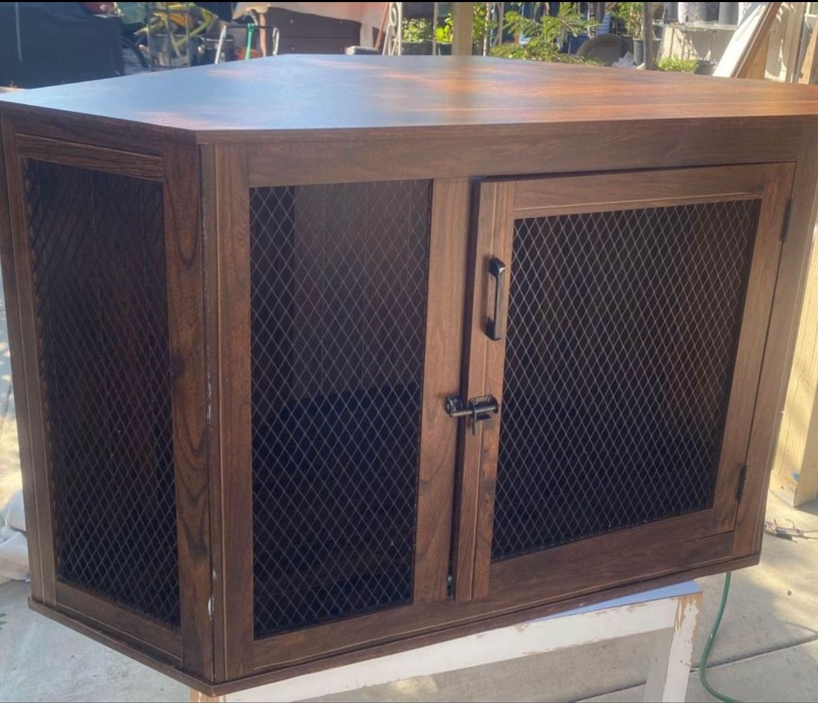 Corner Dog Crate Furniture For Large Dog