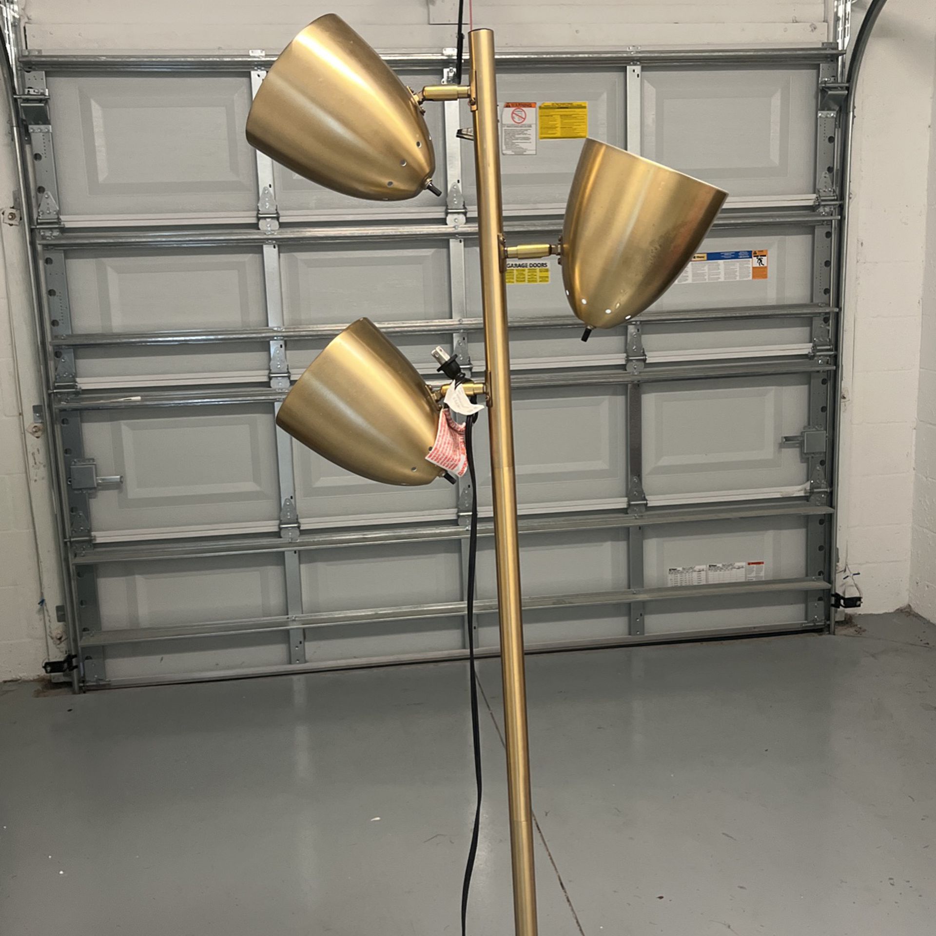 Gold Tall Standing Lamp