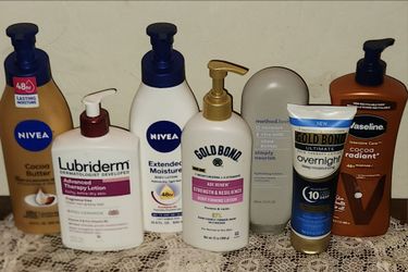 X7 NEW PROFESSIONAL BODY LOTION BUNDLE MOISTURIZER SKINCARE SET NIVEA LUBRIDERM GOLD BOND METHOD VASELINE SKIN THERAPY CARE LOT