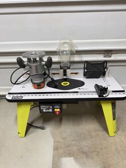 RYOBI Router Table With RIDGID Fixed Base Router