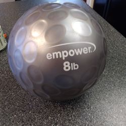 EMPOWER. 8  LB. EXERCISE. BALL. AKA  MEDICINE BALL