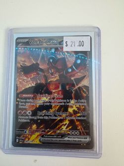 Volcanion rare Pokemon card