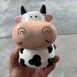 Cow Coin Banks Ceramic!!