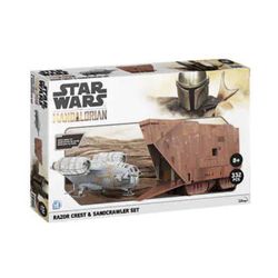 Star Wars Mandalorian 3D Puzzle Twin Pack – Razor Crest and Sandcrawler