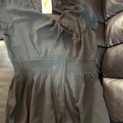 Pretty garden Black dress 