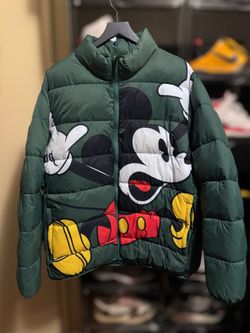 Mickey Mouse Puffer Jacket For Adults