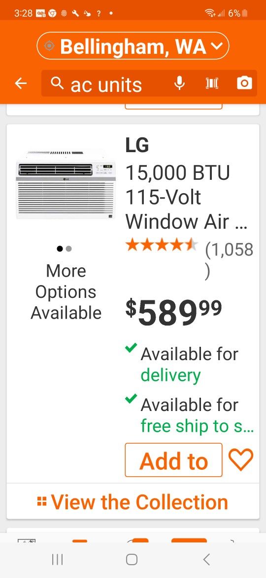 LG Ac Unit Window Brand New